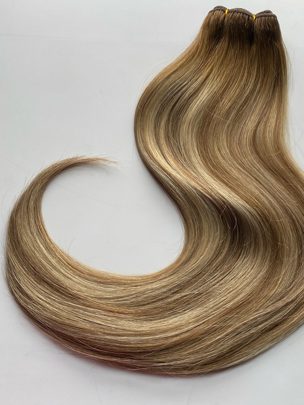Balayage Blonde Brown Double Weft Sew In Extension 20” 100g # 3/8/22 Human Hair